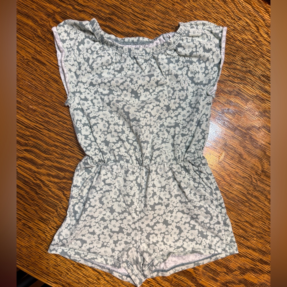 Baby Gap Floral Print Romper 4T